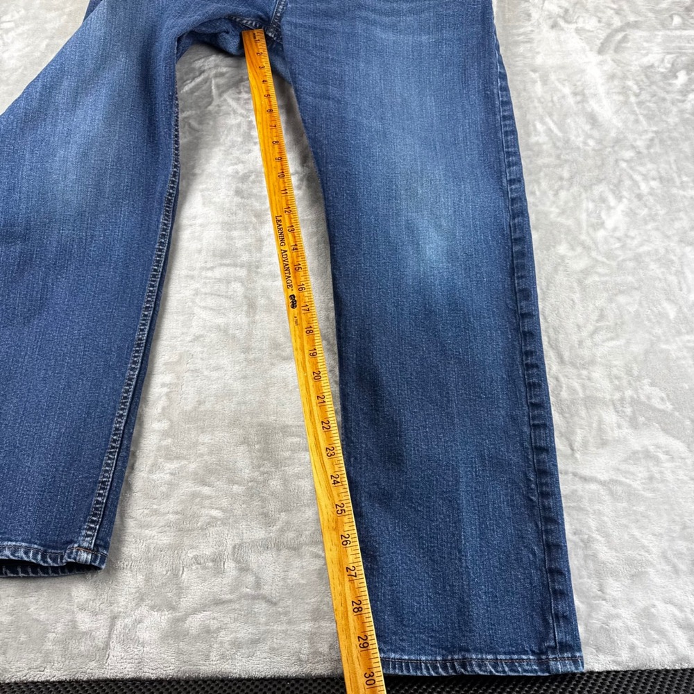 Banana Republic Straight Fit Jeans Mens 36x32 Blue Denim Medium Wash (1592) - Picture 7 of 8